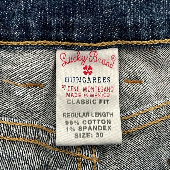 Vintage Lucky Brand Women's 30 Jeans Classic Fit Dark Wash White Tag VTG 90s - Picture 6 of 8